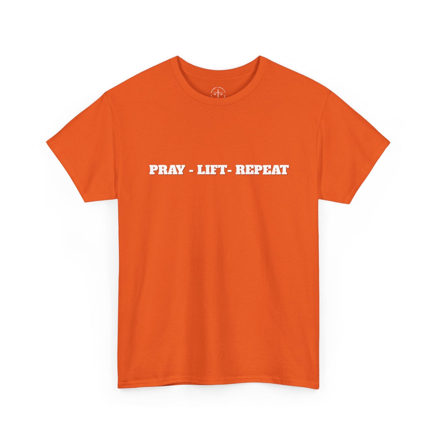 Christian Fitness Tee - Pray Lift Repeat Unisex Shirt
