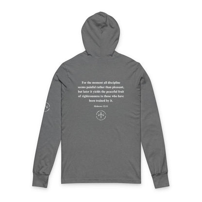 Hoodie - Barbell Ministry's Discipline Equals Freedom - Hebrews 12:11