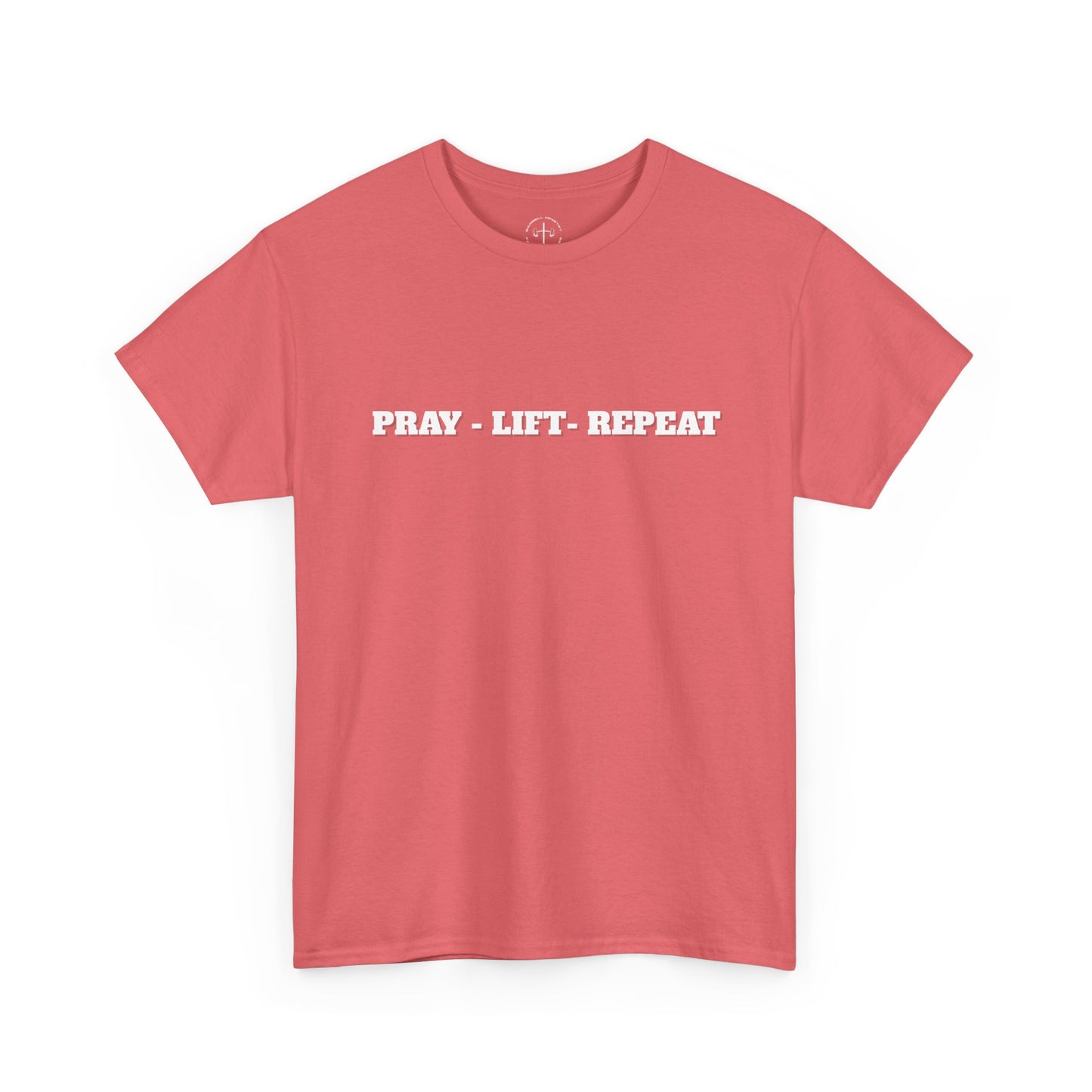 Christian Fitness Tee - Pray Lift Repeat Unisex Shirt
