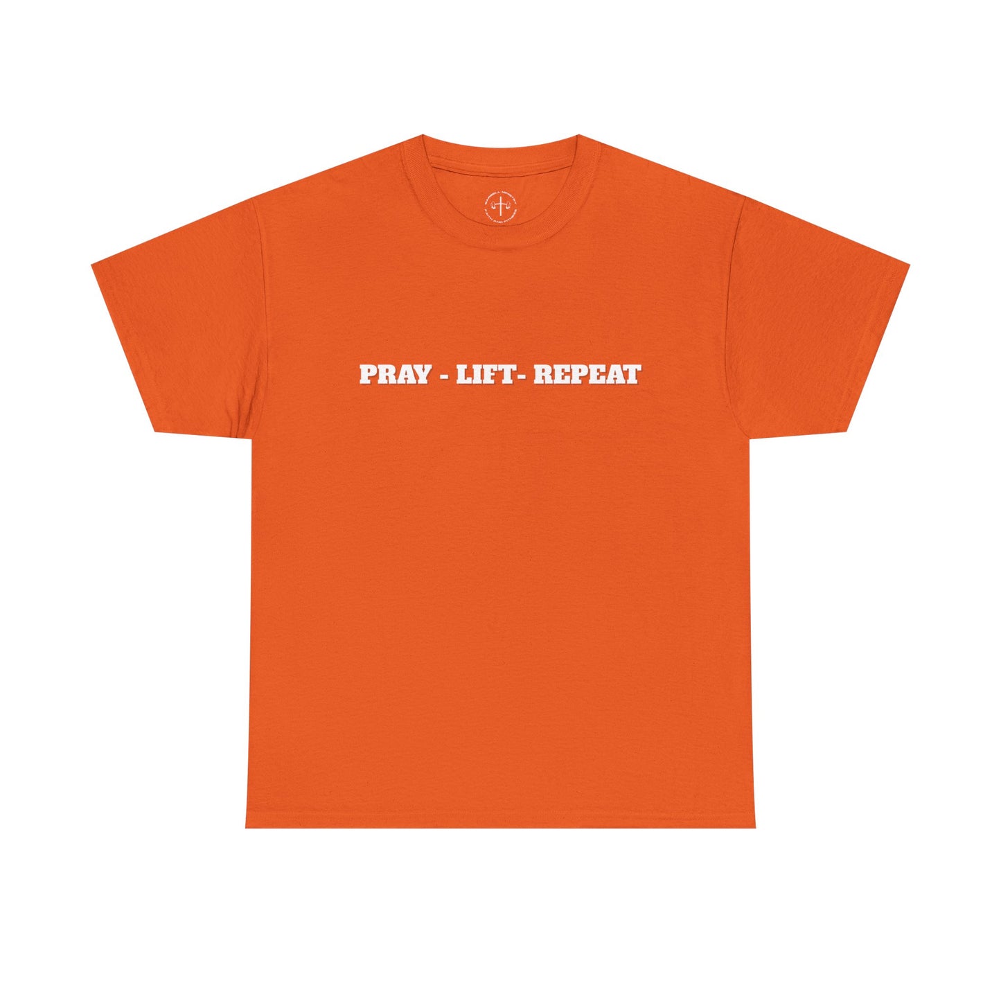 Christian Fitness Tee - Pray Lift Repeat Unisex Shirt