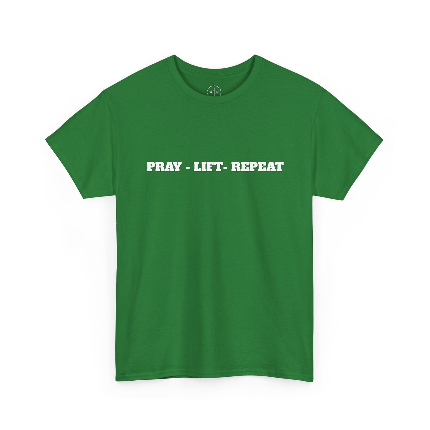 Christian Fitness Tee - Pray Lift Repeat Unisex Shirt